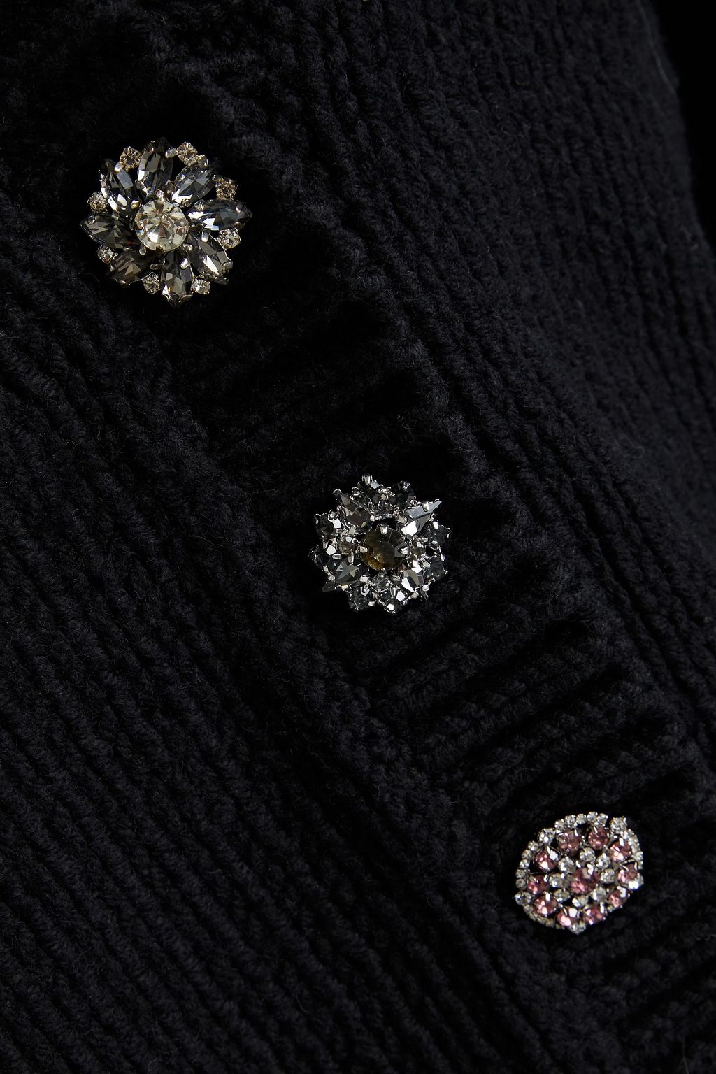 BA&SH Castille embellished cotton and wool-blend sweater