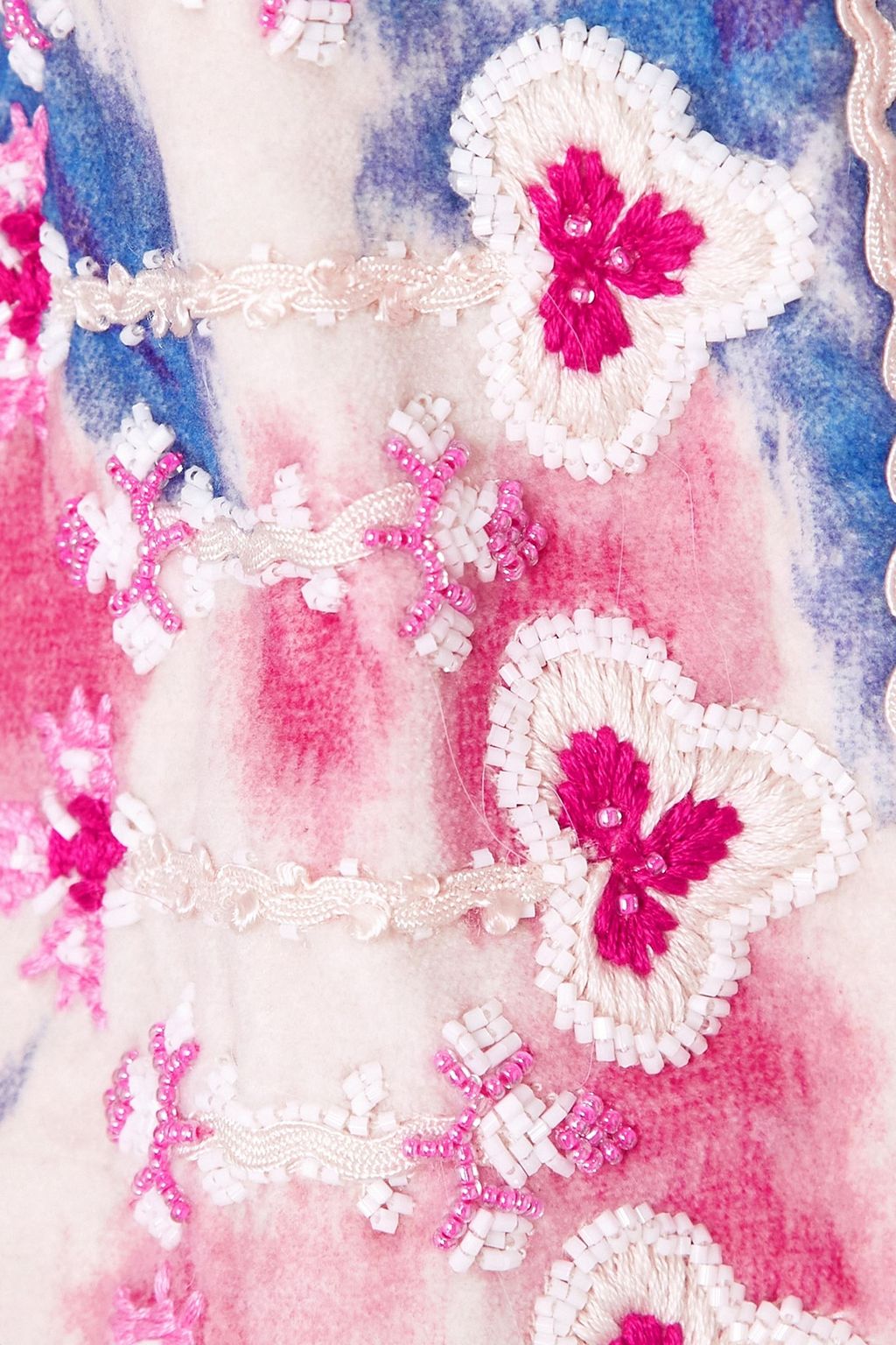 ISABEL MARANT コットンベルベット ブラウス プリント