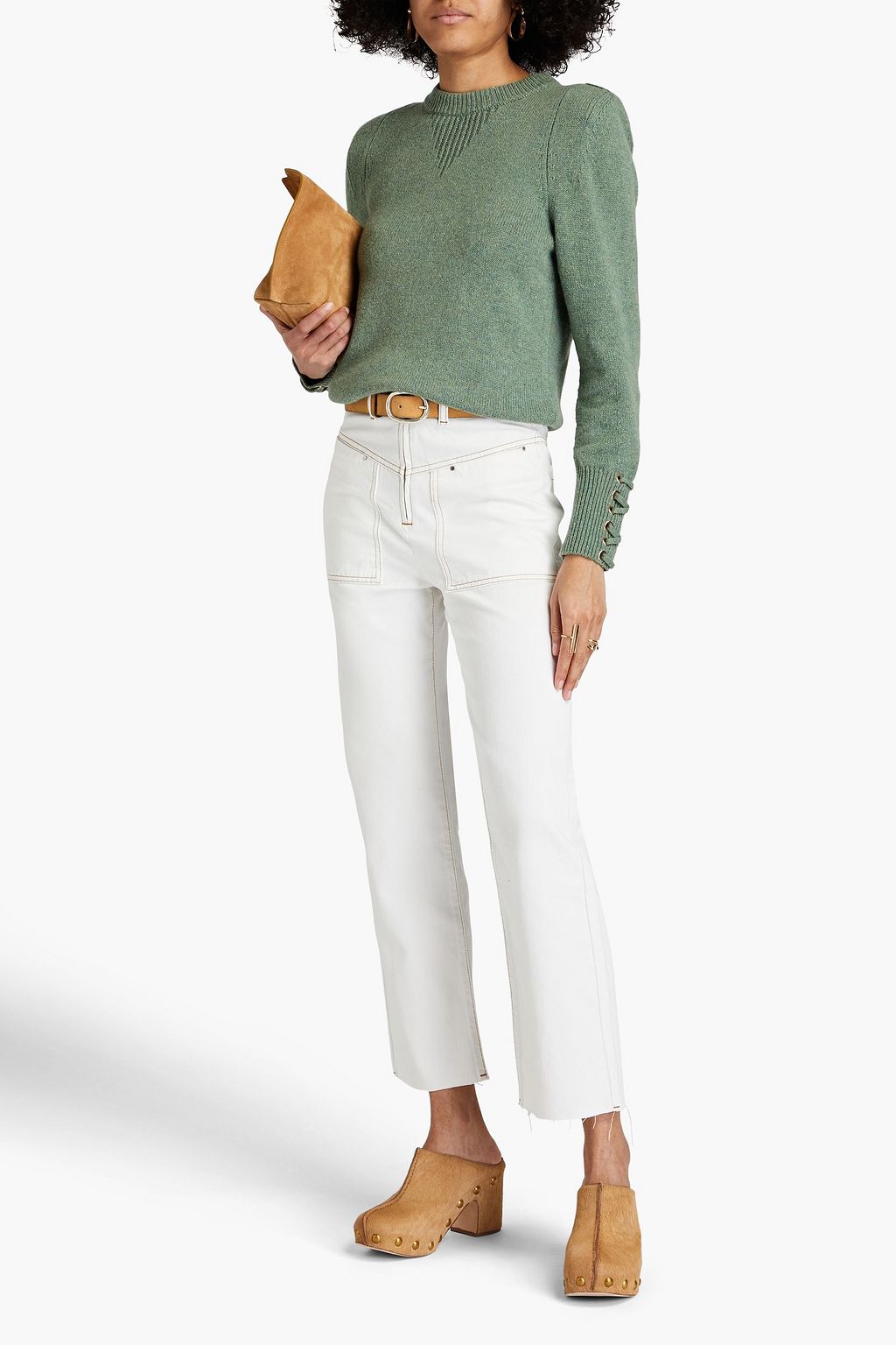 BA&SH Cdare high-rise straight-leg jeans