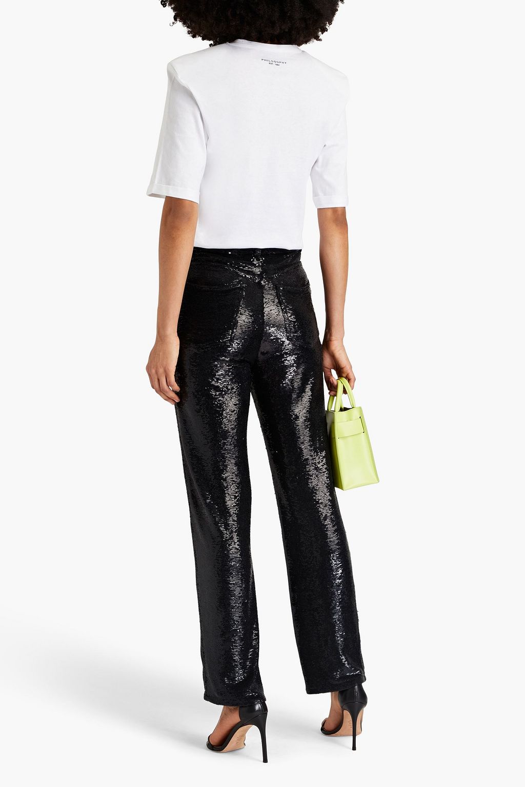 PHILOSOPHY DI LORENZO SERAFINI Printed cotton-jersey T-shirt