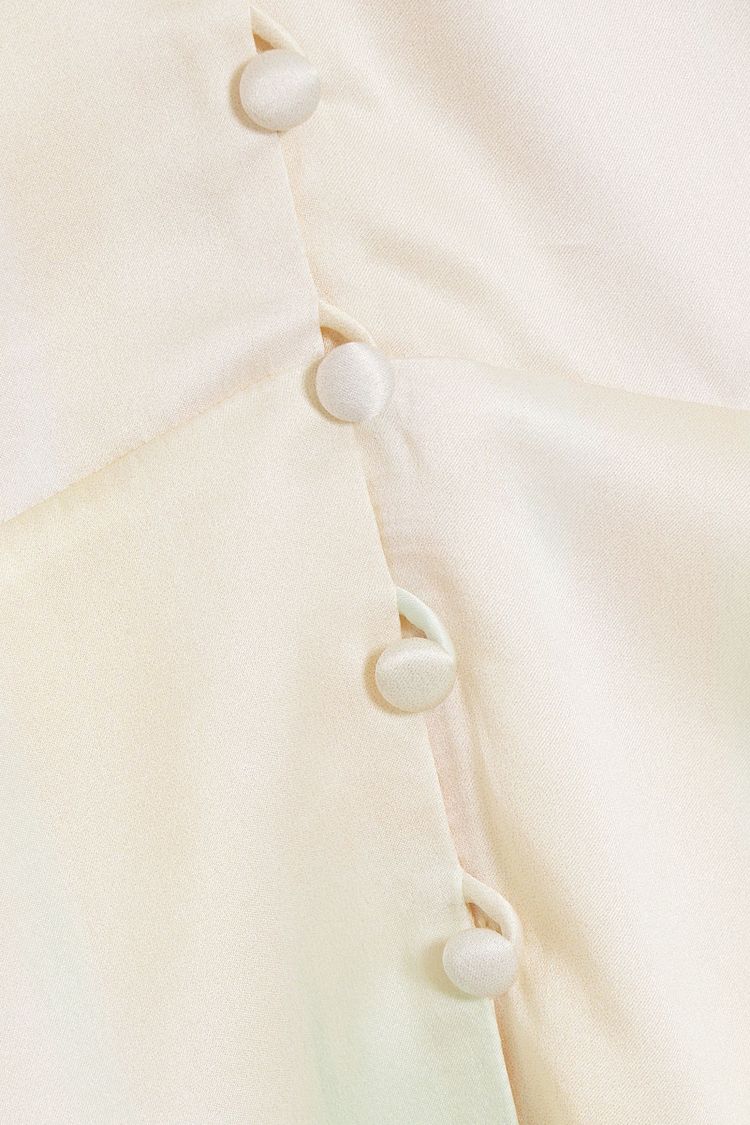 EQUIPMENT Balisa tiedyed washedsilk midi shirt dress THE