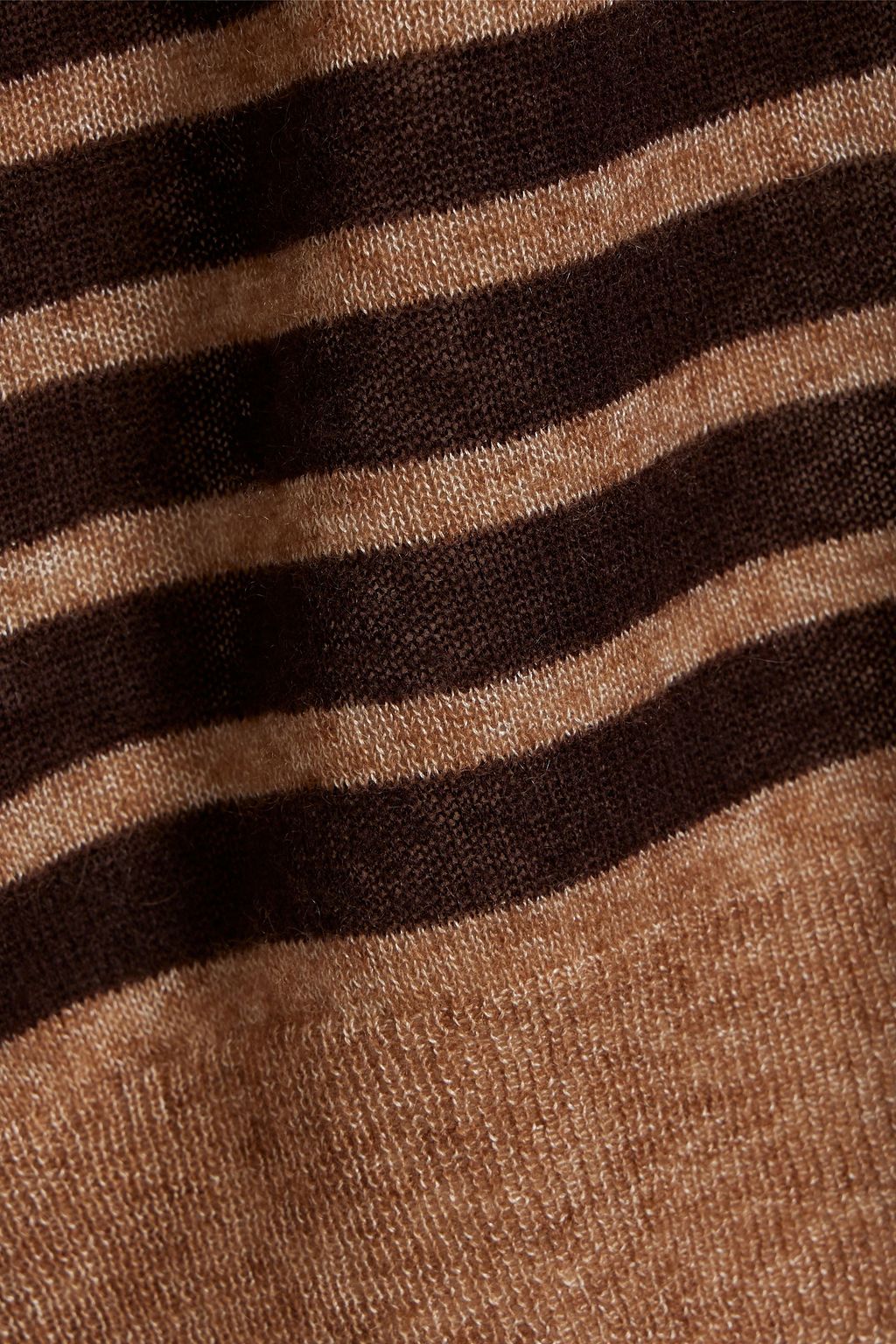 PETAR PETROV Edda one-shoulder striped wool and silk-blend sweater