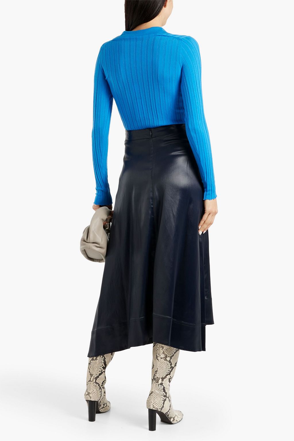 PETAR PETROV Fiora ribbed merino wool polo sweater