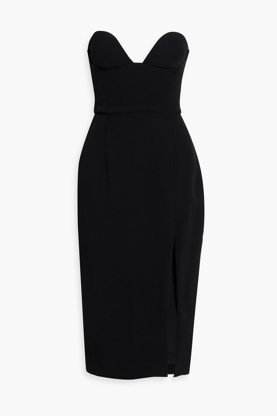 ET OCHS Strapless crepe dress