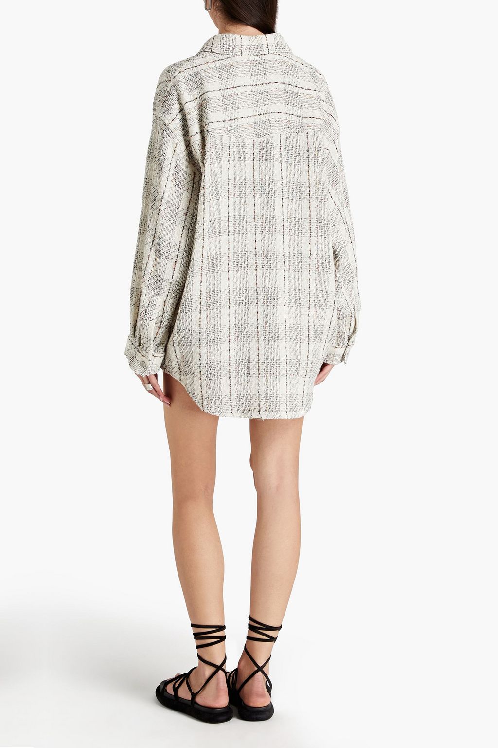 IRO Vicenta oversized cotton-blend tweed jacket