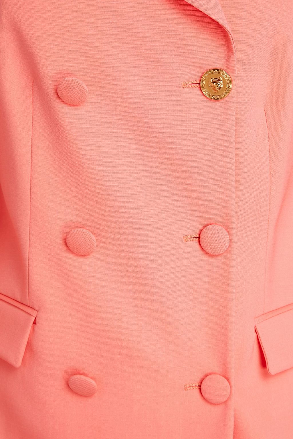 VERSACE Doppelreihiger Blazer aus Stretch-Wolle
