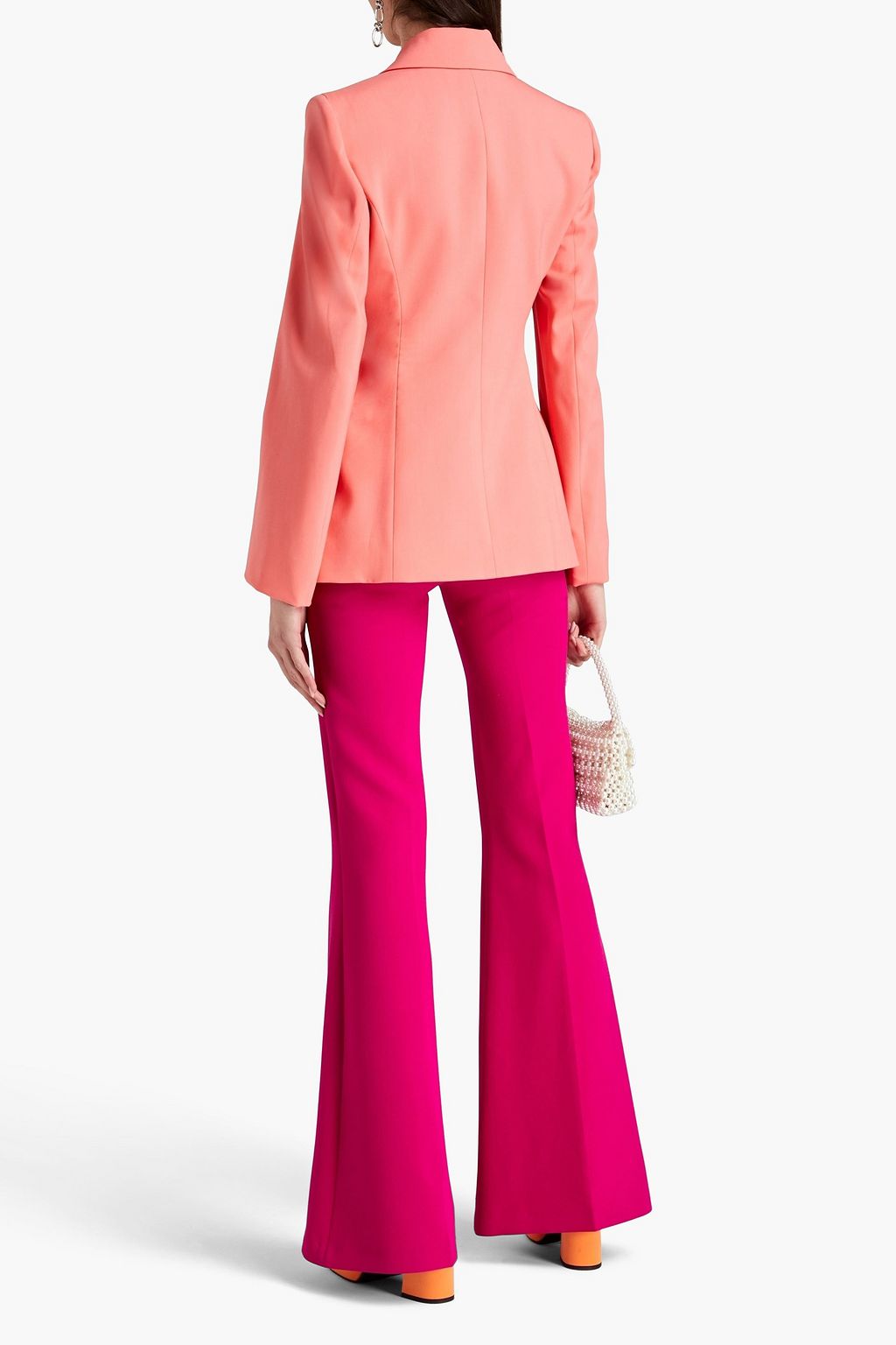 VERSACE Doppelreihiger Blazer aus Stretch-Wolle