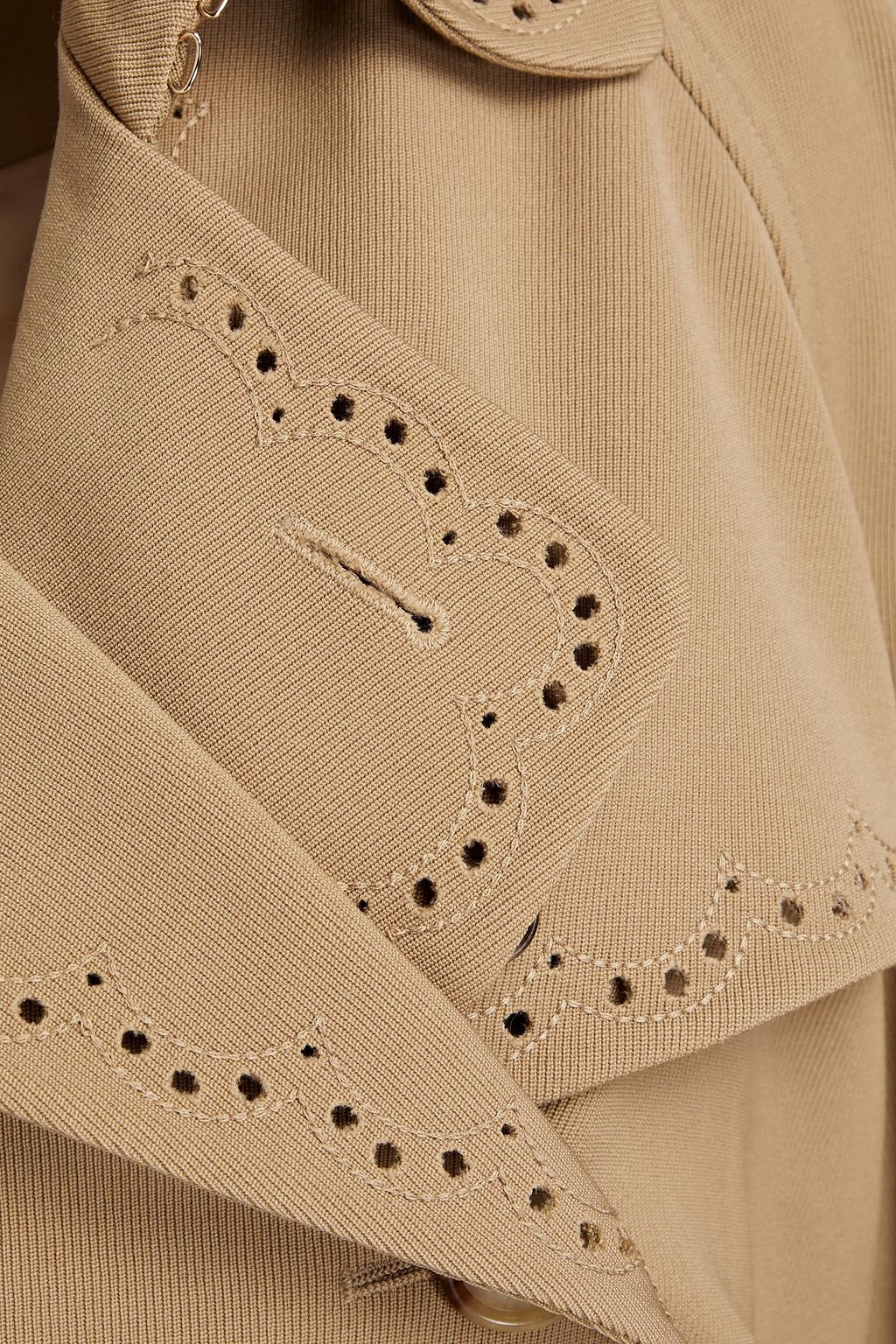 CHLOÉ Wool-felt trench coat