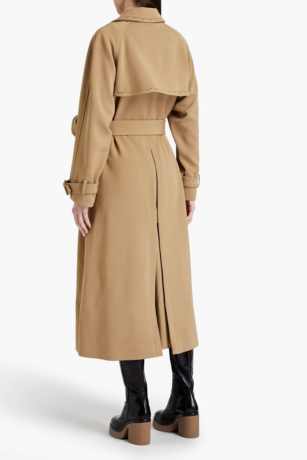 CHLOÉ Wool-felt trench coat