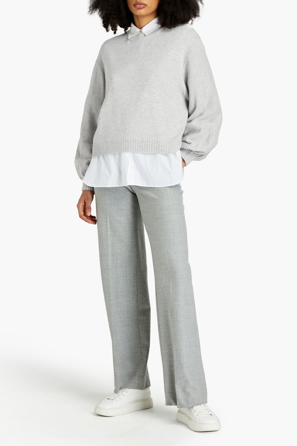 BA&SH Yann Pullover aus einer Woll-Yakwollmischung