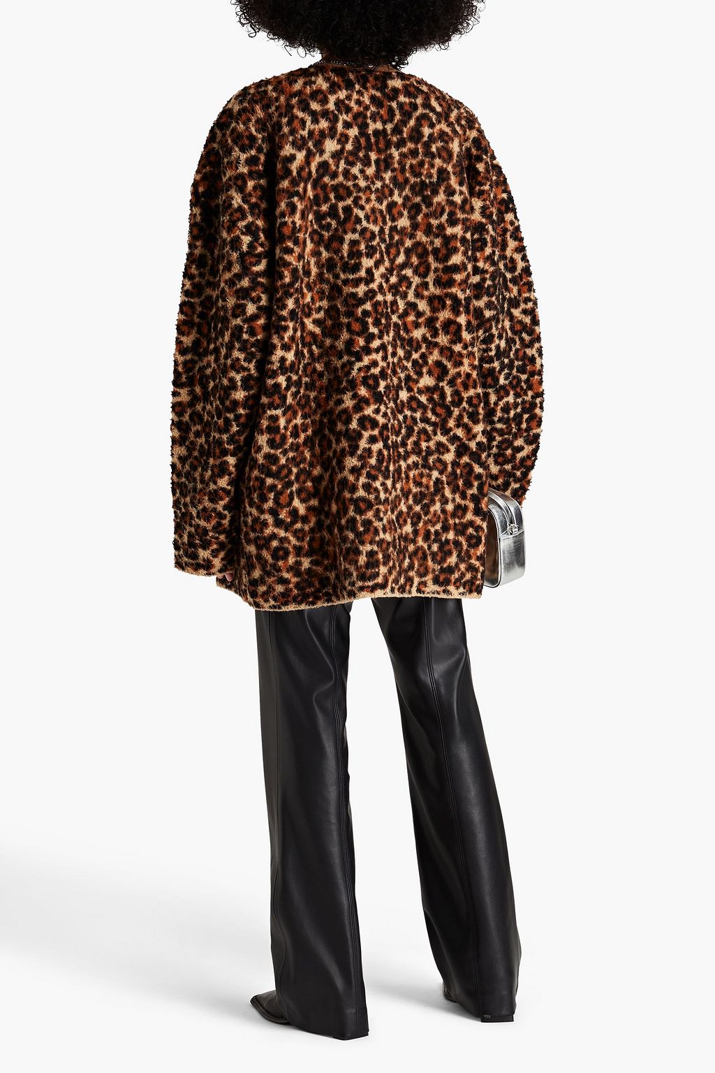 BALENCIAGA Pullover aus Jacquard-Strick aus einer Wollmischung
