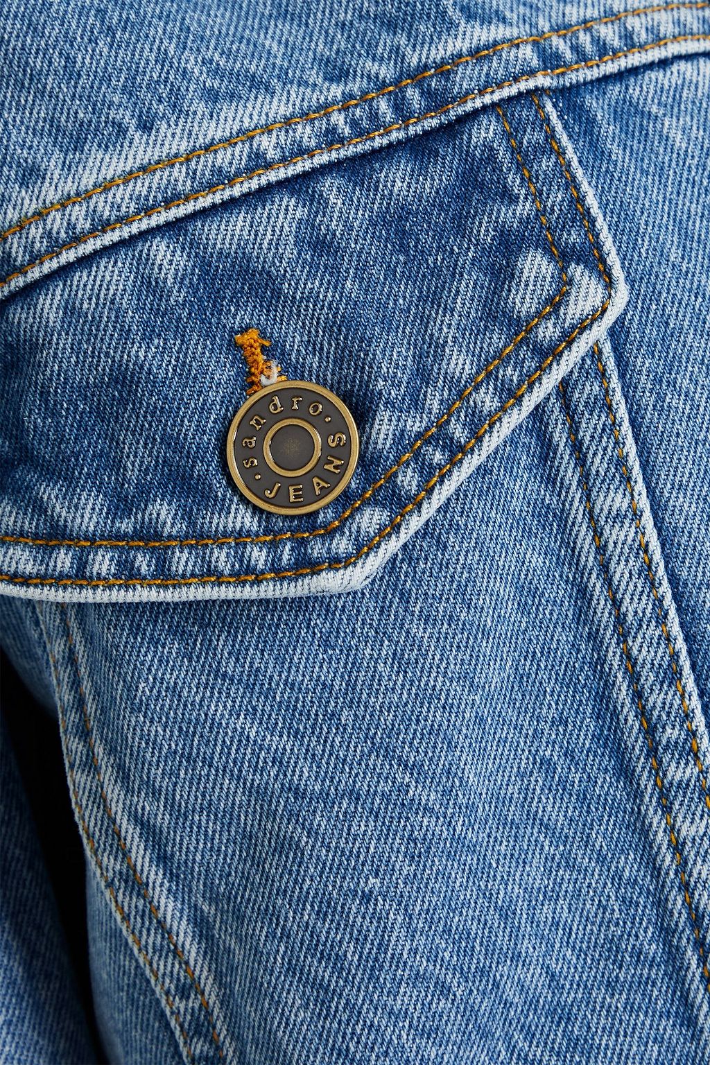 SANDRO Faded denim jacket