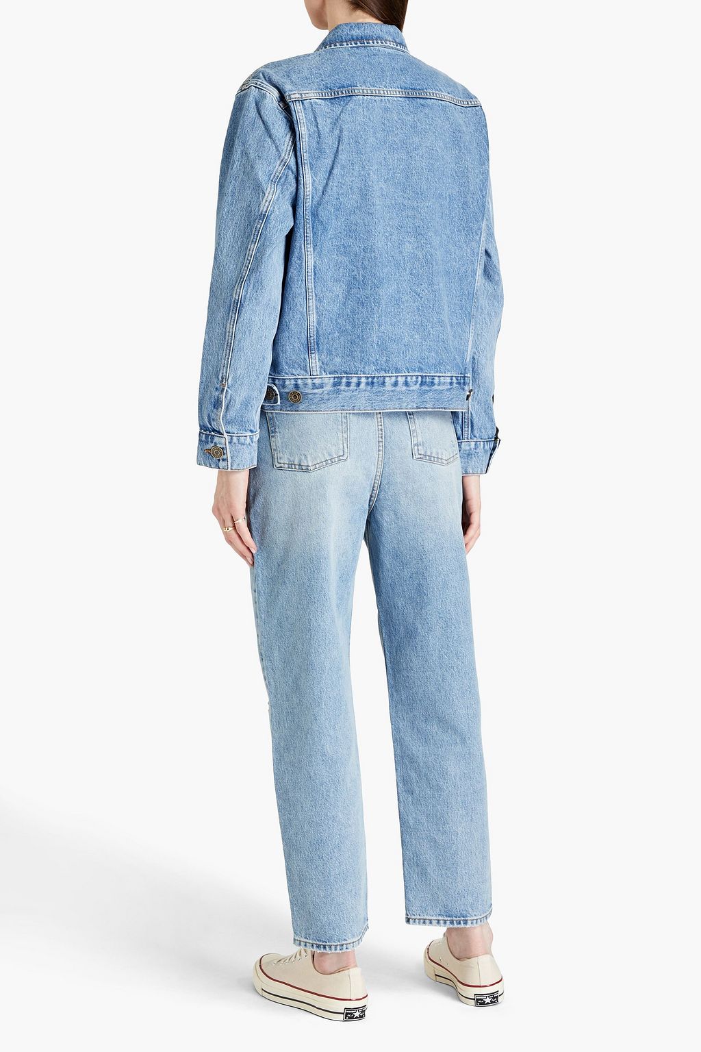 SANDRO Faded denim jacket