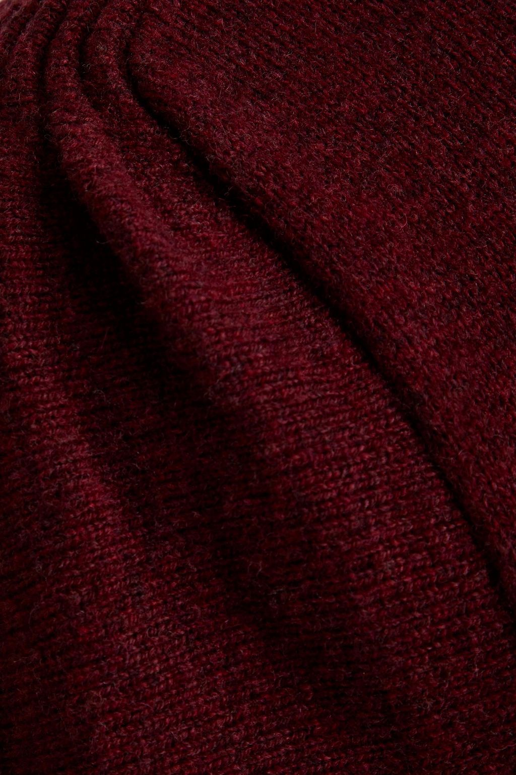 BA&SH Yaly pintucked wool and yak-blend sweater