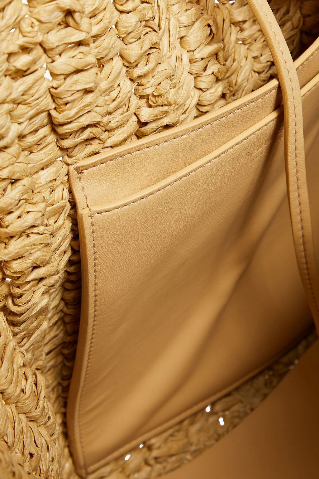 NANUSHKA The Busket raffia tote