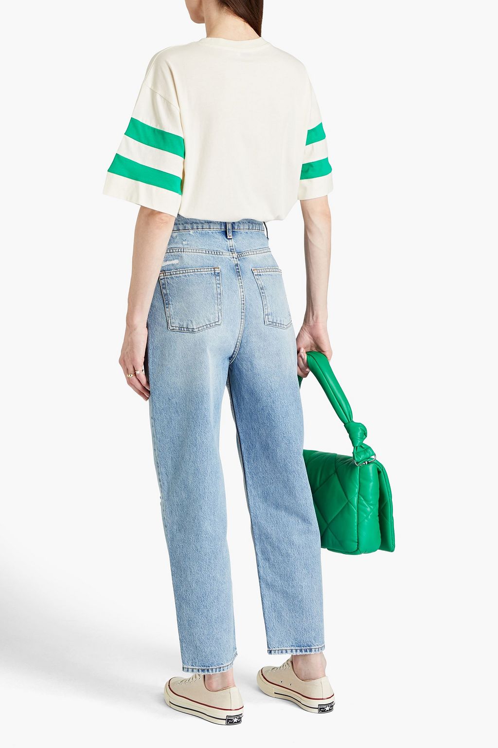 SANDRO Distressed boyfriend jeans