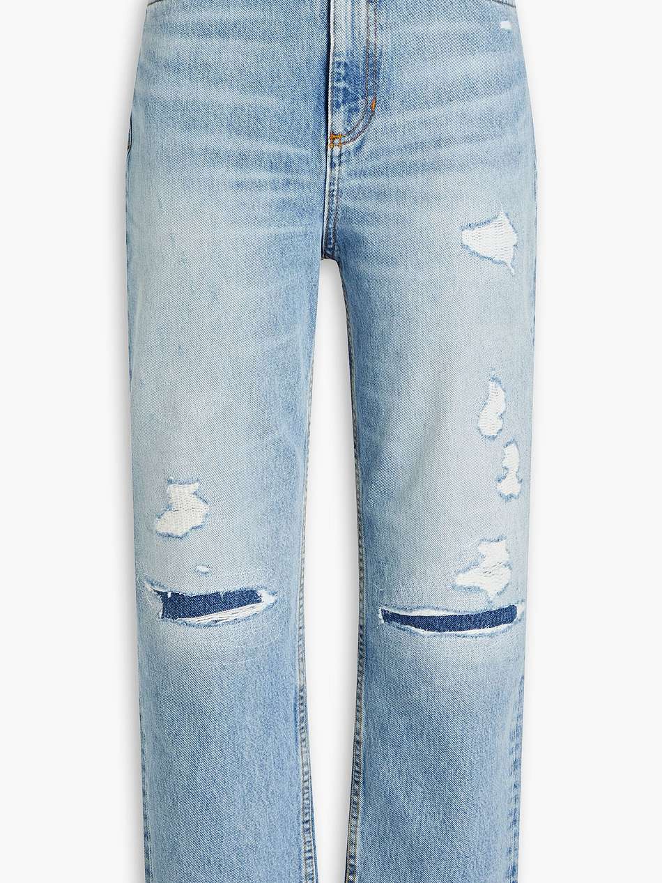 distressed boyfriend jeans