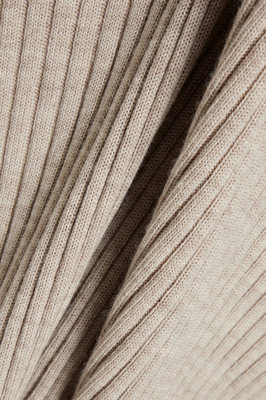 CHLOÉ Ribbed wool and cashmere-blend maxi dress