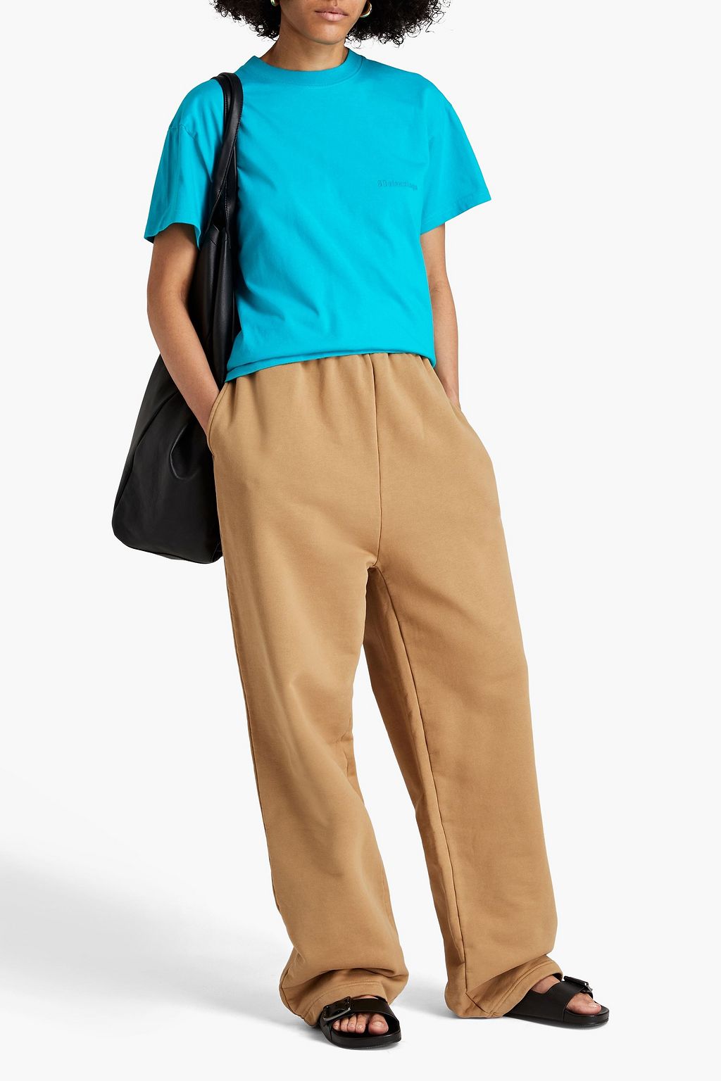BALENCIAGA Track Pants aus Baumwollfrottee