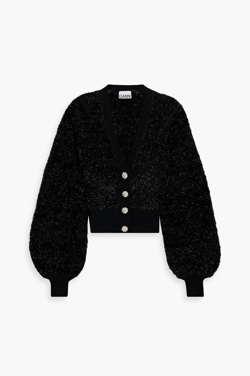 GANNI Tinsel cardigan | THE OUTNET