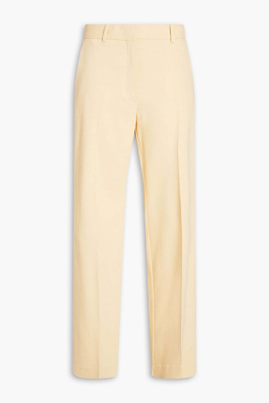 Crepe straight on sale leg pants