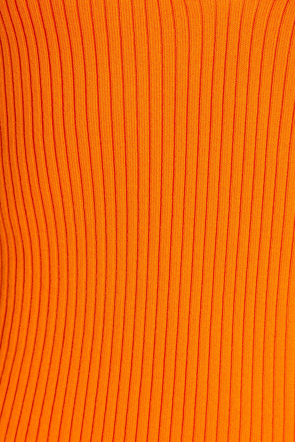 Sandro Logan V-neck Knitted Top In Orange