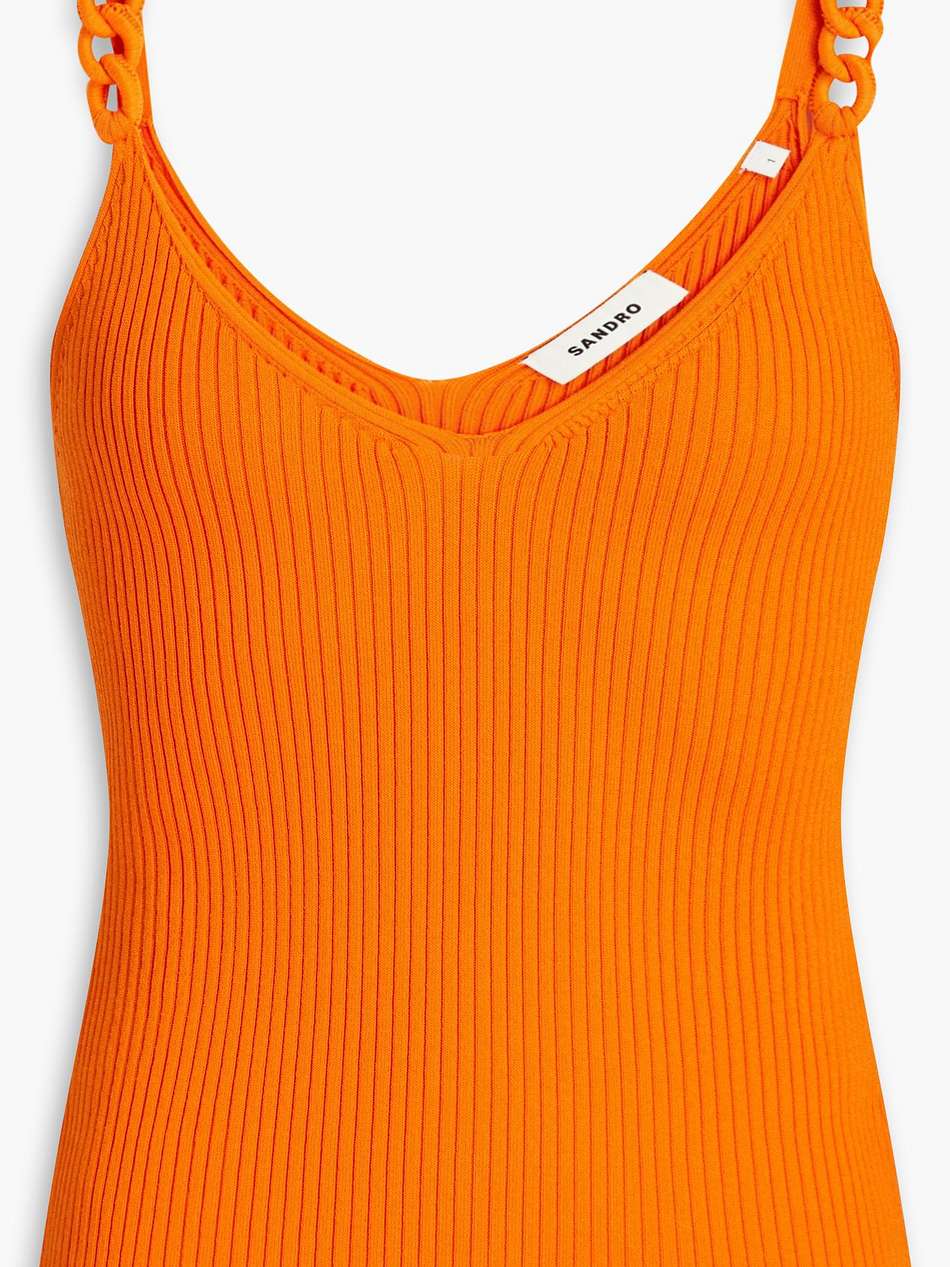ribbed-knit tank