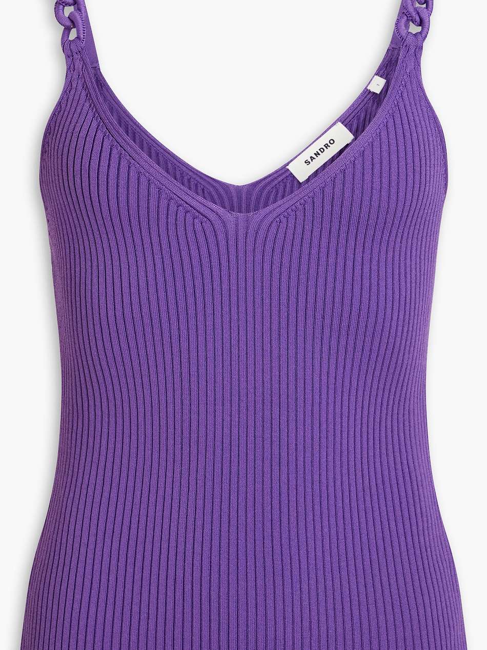 ribbed-knit tank