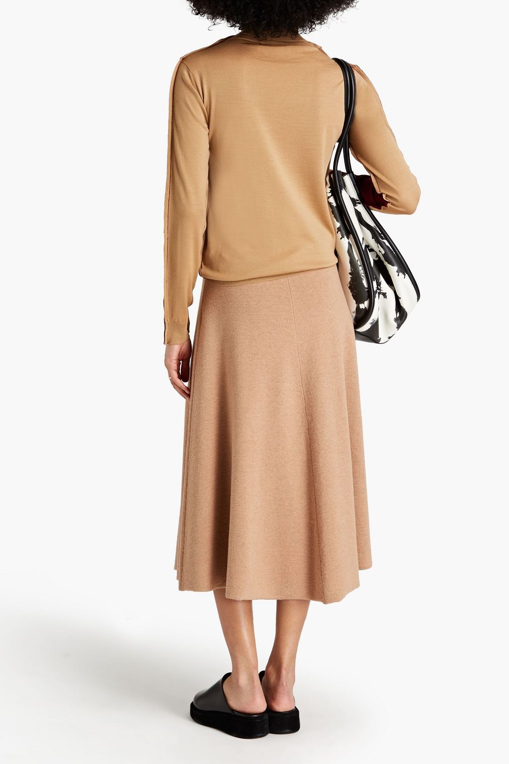 MARNI Two-tone wool turtleneck sweater