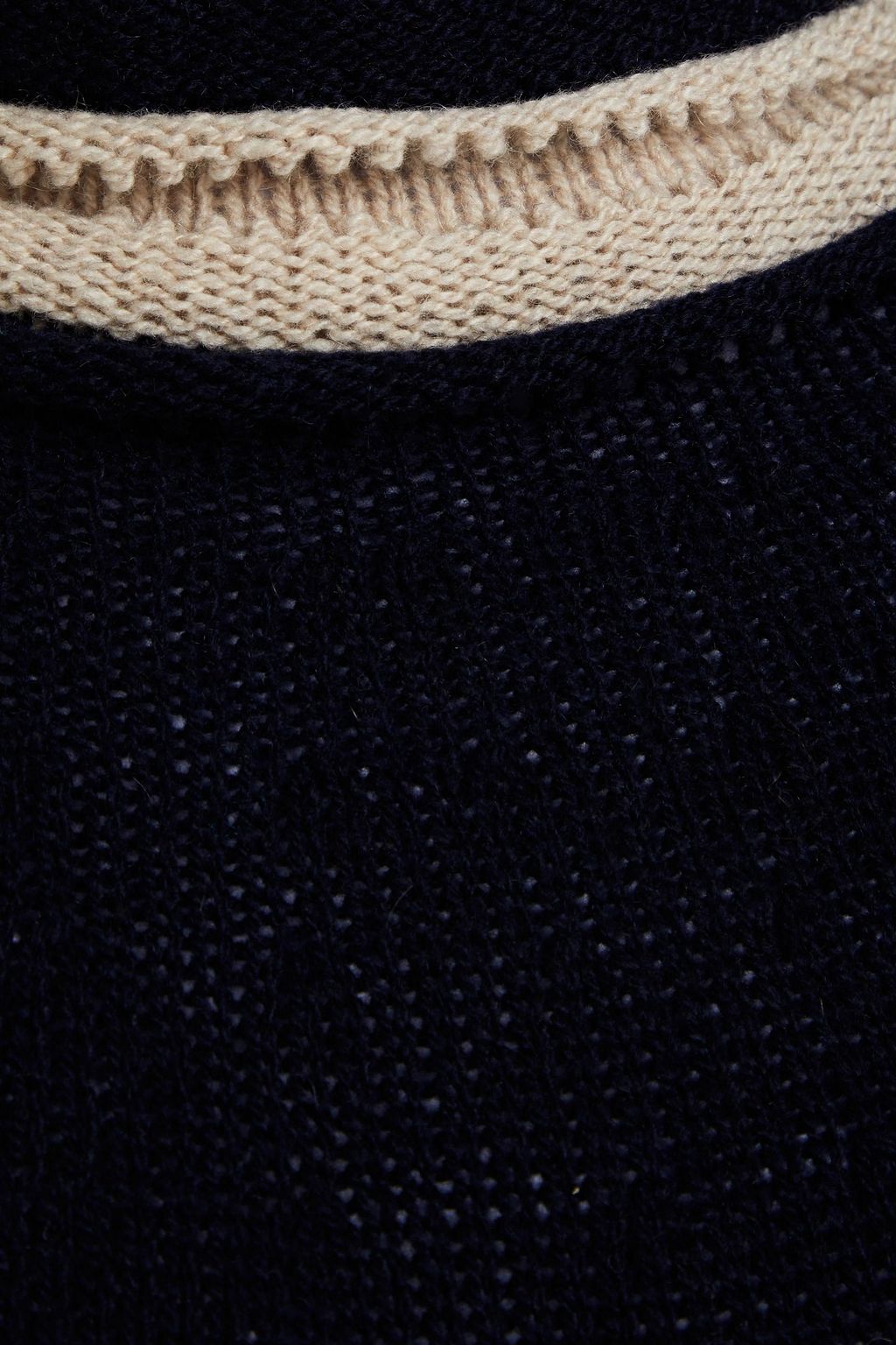 MARNI Two-tone cashmere and wool-blend sweater
