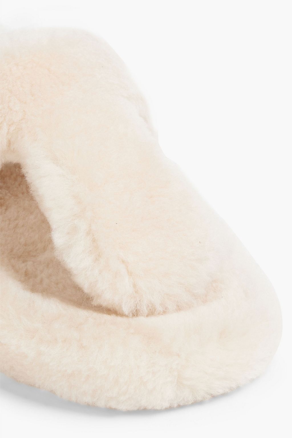 AQUAZZURA Shearling sandals