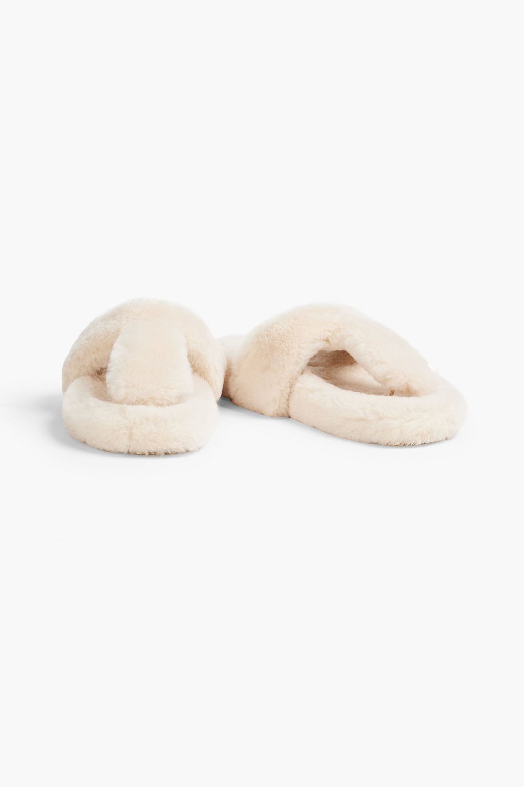 AQUAZZURA Shearling sandals