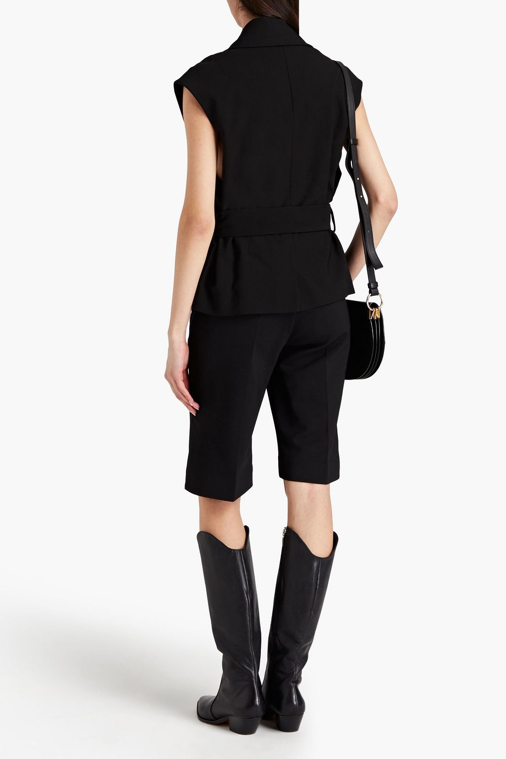 BA&SH Basti double-breasted twill vest