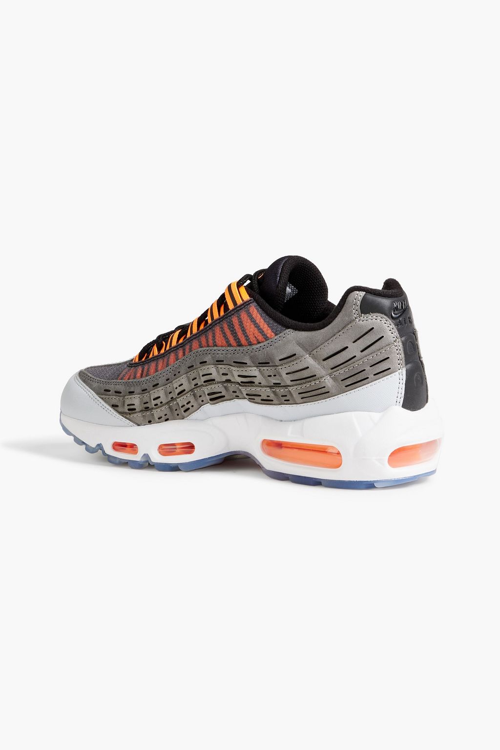 NIKE Air Max 95 mesh and leather sneakers