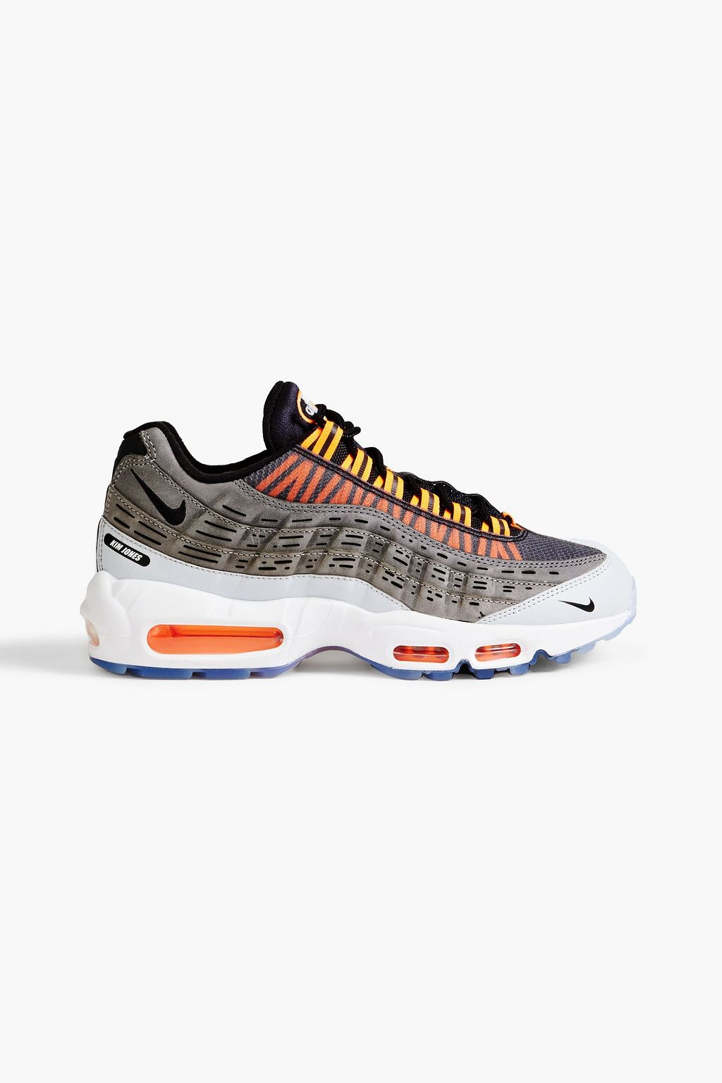 NIKE Air Max 95 mesh and leather sneakers | Sale to off THE OUTNET