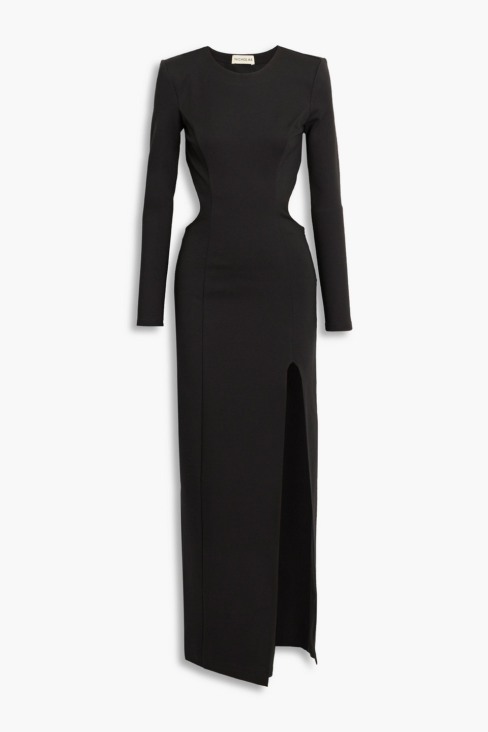 navy blue dress for baby girl Nicholas Zaire Backless Maxi Dress In Black