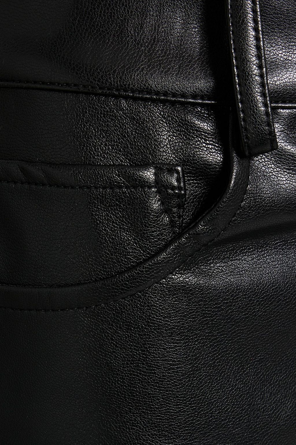 NICHOLAS Faux leather bootcut pants