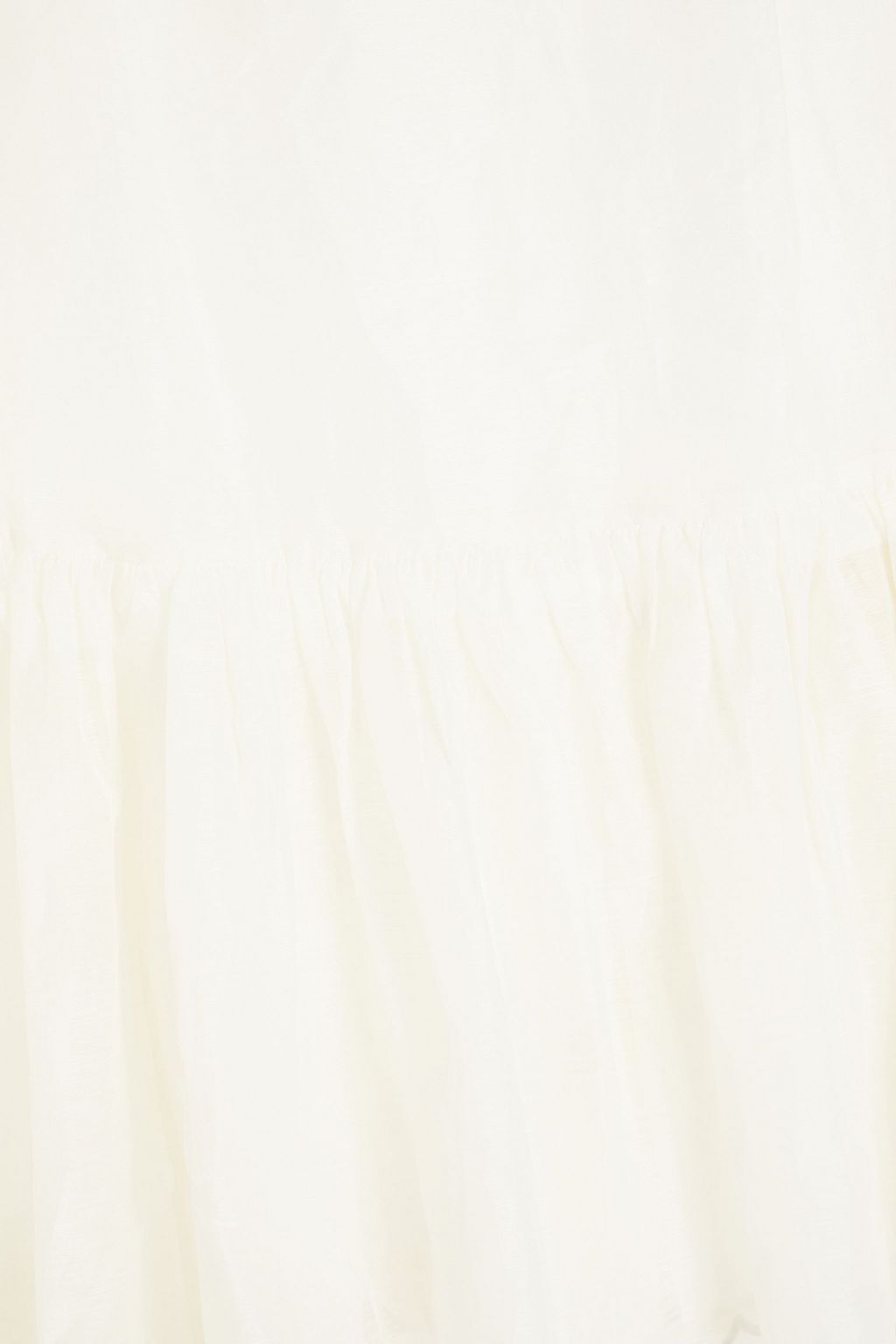 ZIMMERMANN Ruffled linen and silk-blend maxi dress