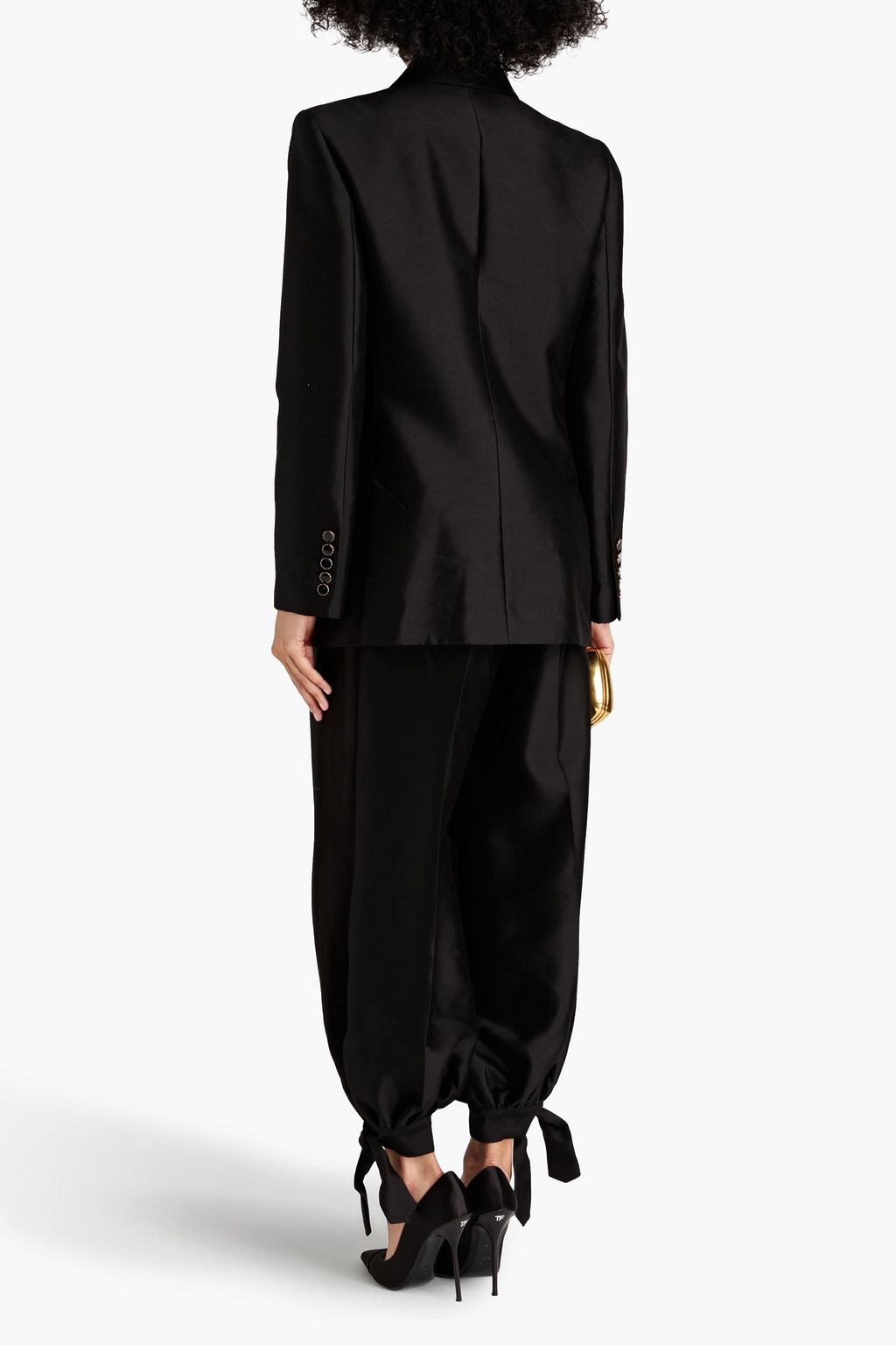 ZIMMERMANN Double-breasted wool and silk-blend blazer
