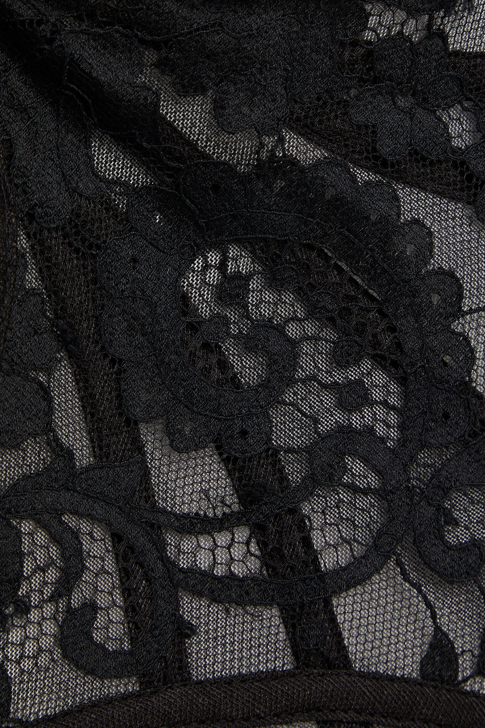 Zimmermann Gathered Cotton-blend Lace Top In Black