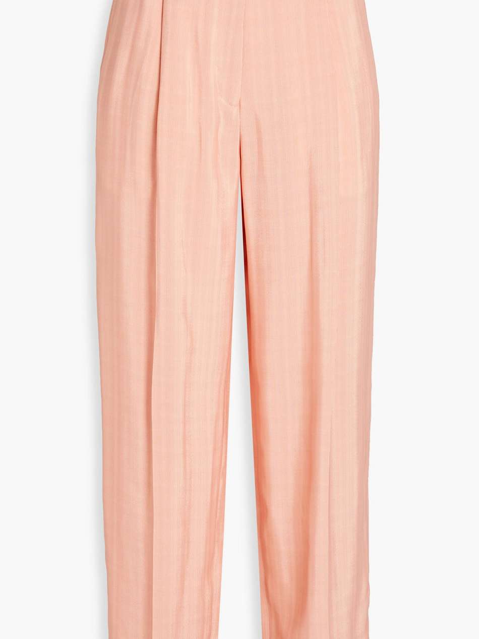 jacquard wide-leg pants