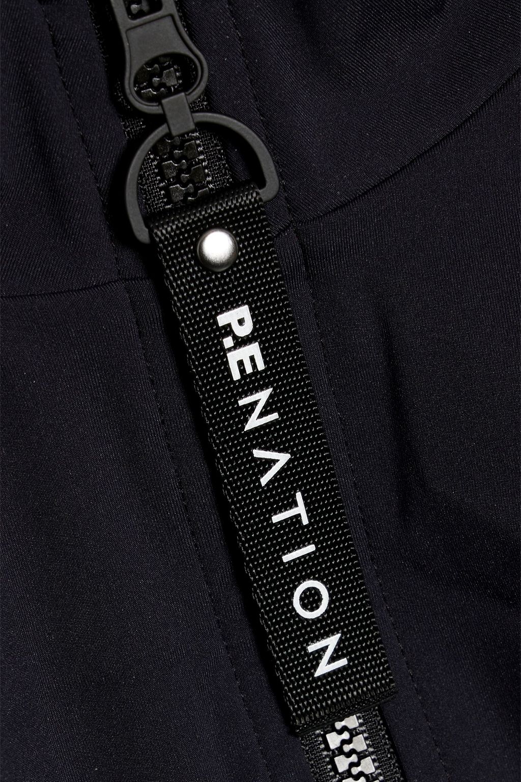 P.E NATION Cropped striped stretch top