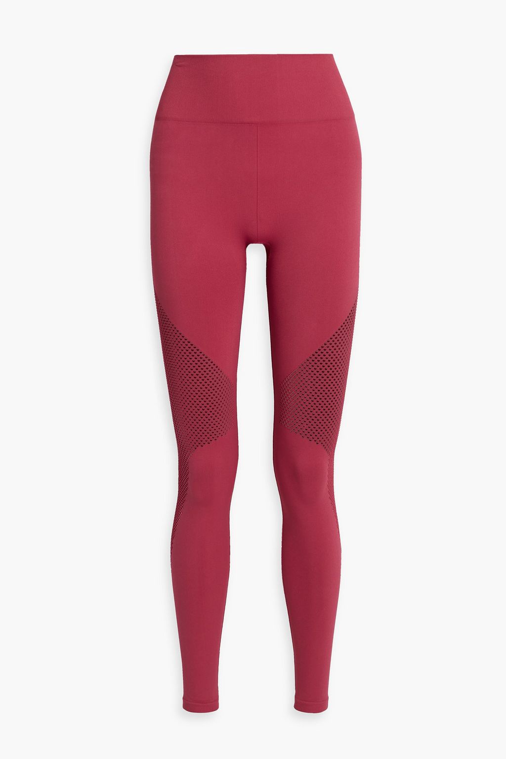 KORAL Mesh-paneled stretch-jersey leggings