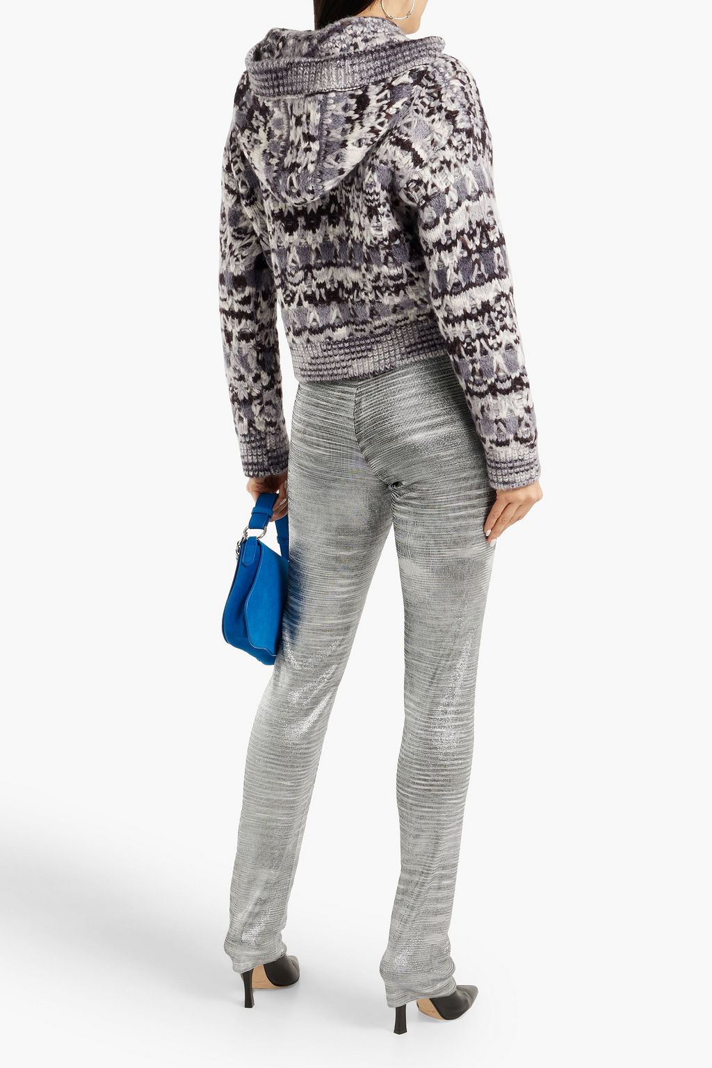 MISSONI Jacquard-knit alpaca-blend hoodie