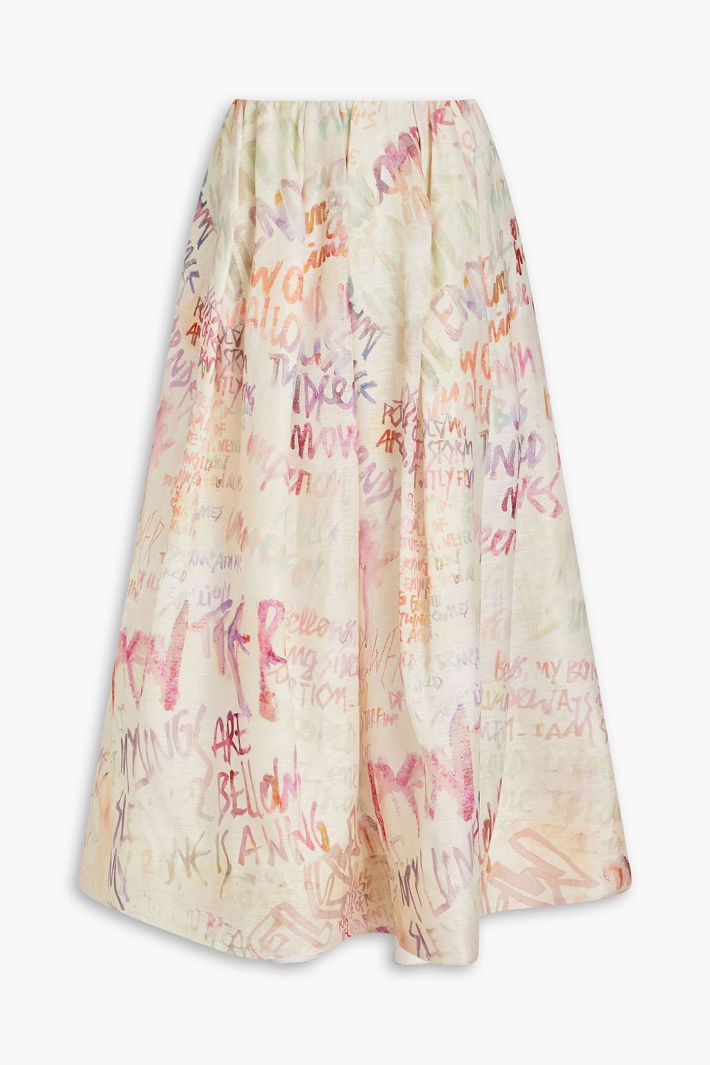 Zimmermann linen skirt hotsell