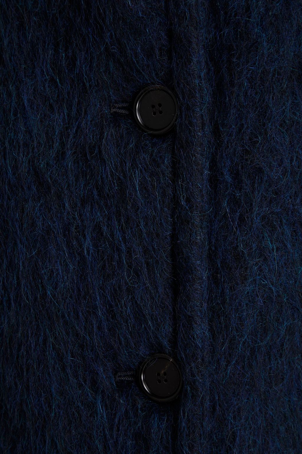 MARNI Reversible brushed-felt and quilted ripstop coat