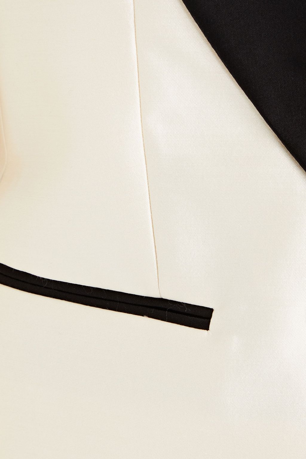 ZIMMERMANN Cropped wool and silk-blend tuxedo jacket