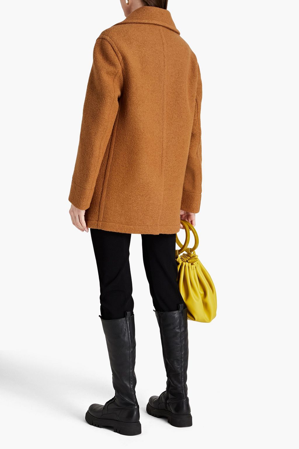 MARNI Double-breasted wool-bouclé coat