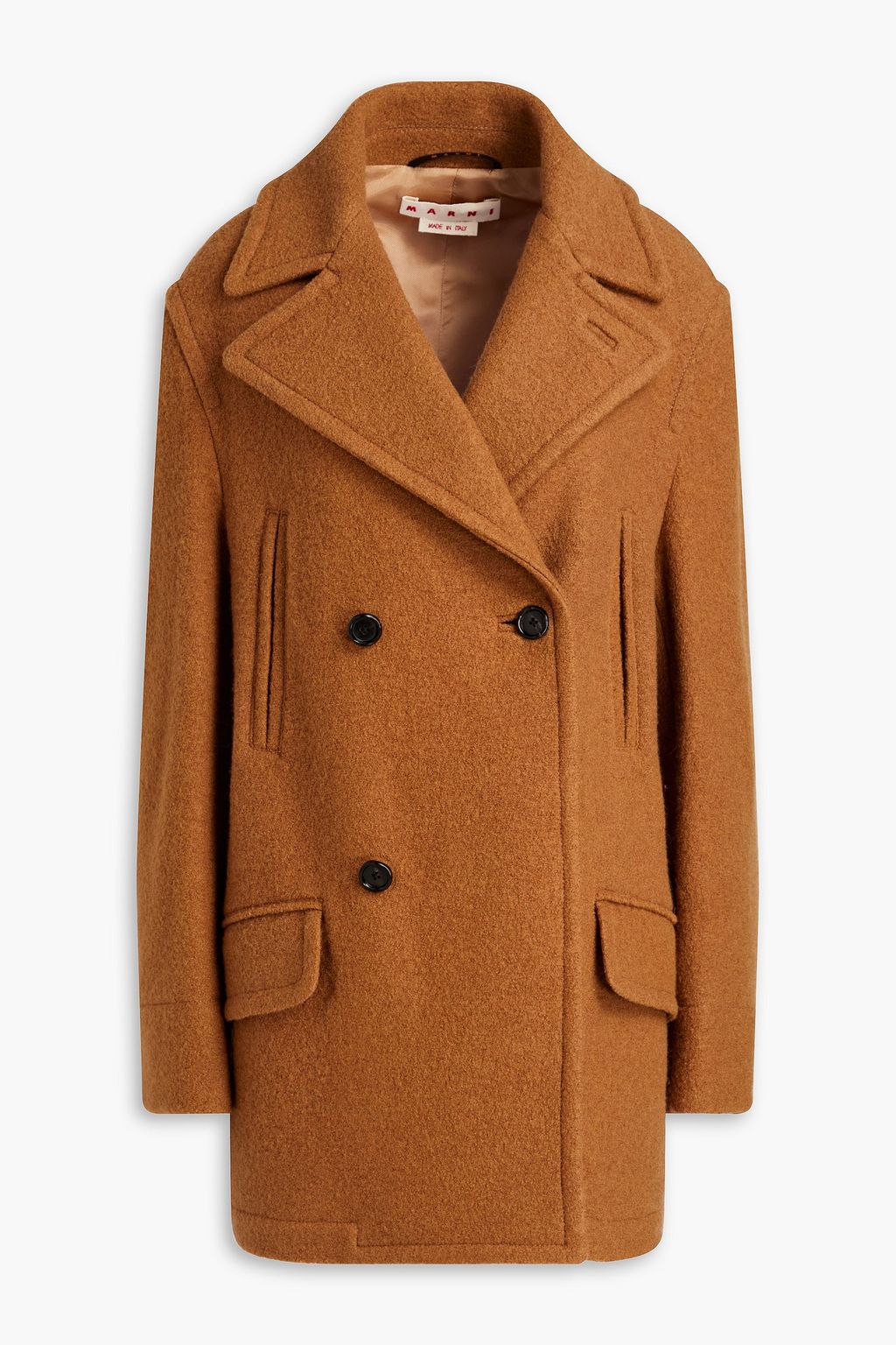 MARNI Double-breasted wool-bouclé coat | Sale up to 70% off | THE OUTNET