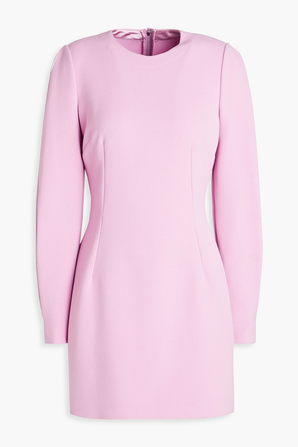 Dolce & Gabbana Crepe Mini Dress In Pink